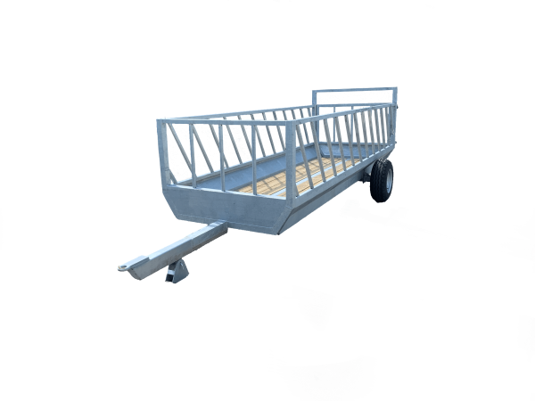 silage feed trailer